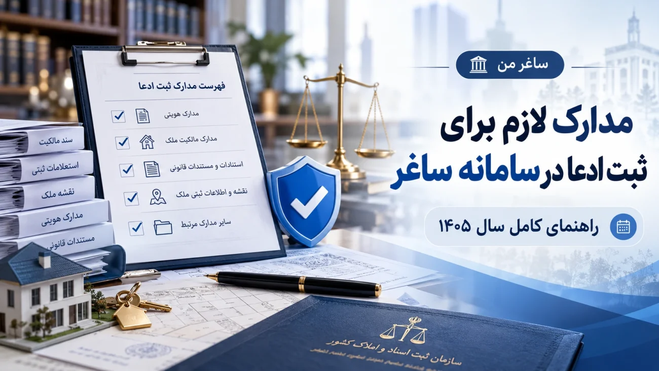 مدارک لازم برای ثبت ادعا در ساغر