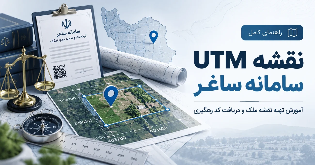 نقشه utm ساغر
