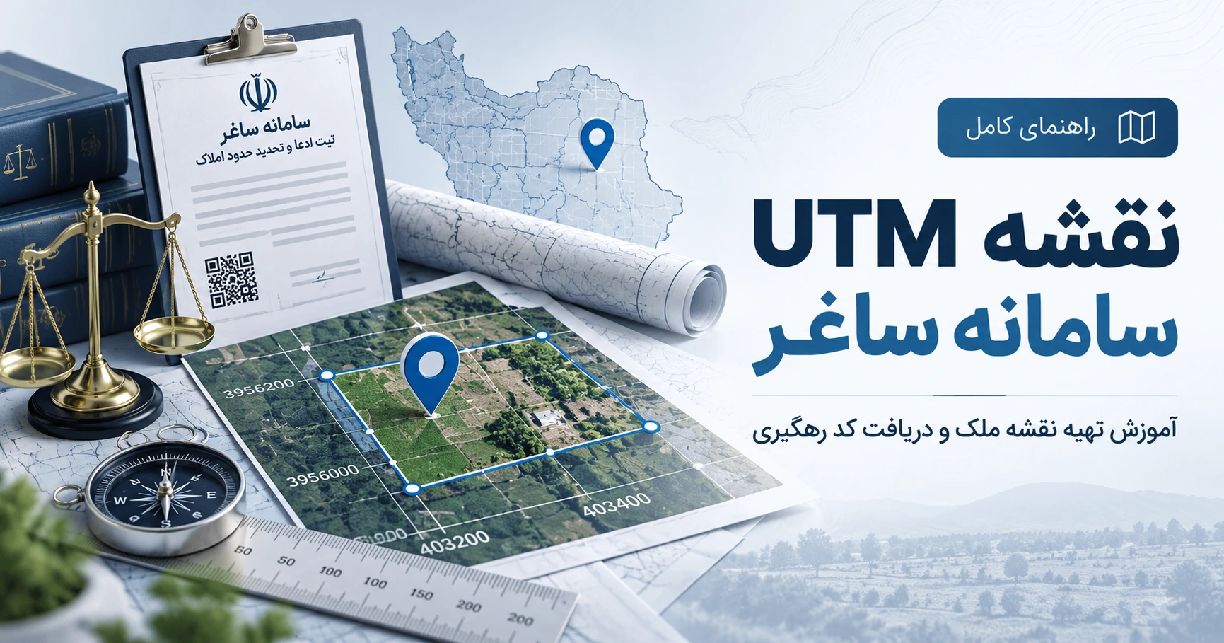 نقشه utm ساغر