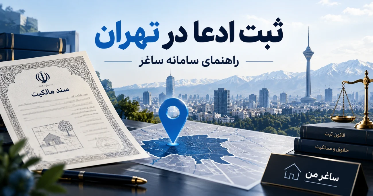 ثبت ادعا در تهران سامانه ساغر تهران
