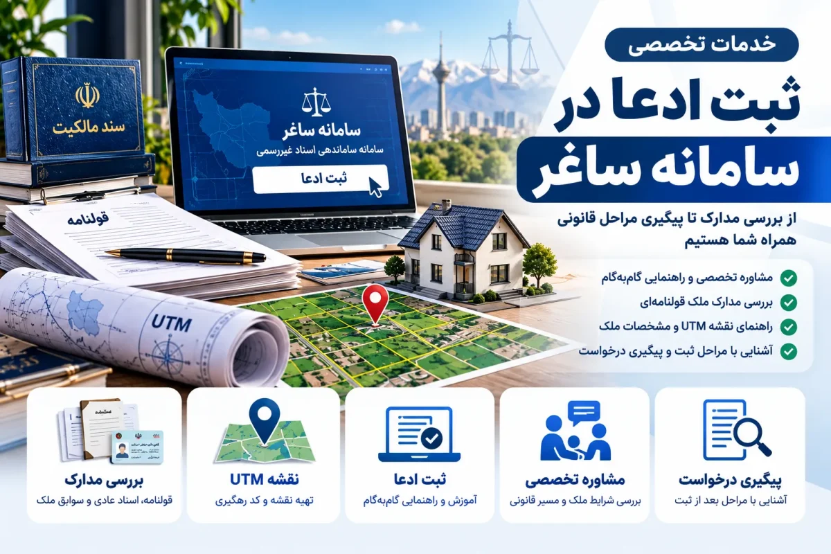 ثبت ادعا در ساغر
