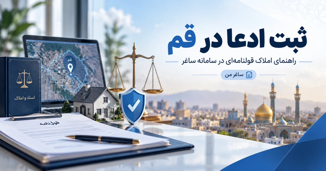 ثبت ادعا در قم سامانه ساغر قم