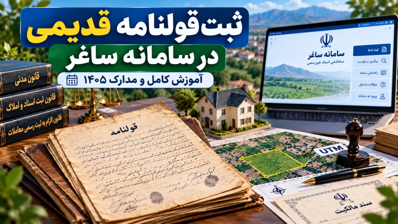 ثبت قولنامه قدیمی در سامانه ساغر